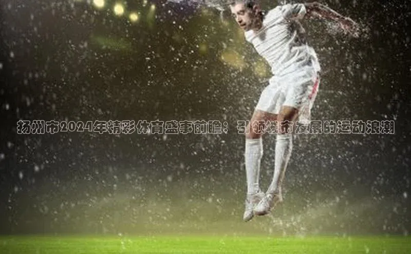 扬州市2024年精彩体育盛事前瞻：引领城市发展的运动浪潮